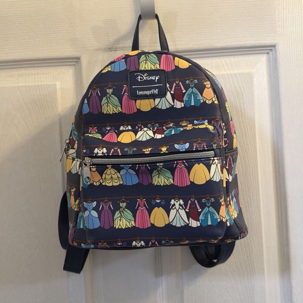 Loungefly Disney Princess Dress Wardrobe Backpack Wallet STORE MODEL - Picture 11 of 13